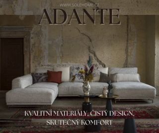 Malý byt nebo velký prostor? Sedačka Adante Malý byt nebo velký prostor? Sedačka Adante se přizpůsobí, vyberte si...